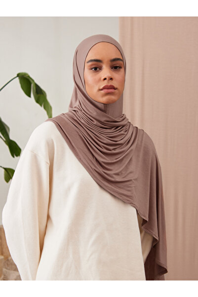 Femple Modest Πρακτικό σάλι ζέρσεϊ Premium |   Χρώμα: Μόκα Αφρός |   Μέτρο: Ενήλικος |   Ραμμένο με πηγούνι |   Στιγμιαίο Hijab