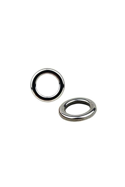 SEA HORSE Pack of 10 Solid Ring - No:1.2 7.6mm