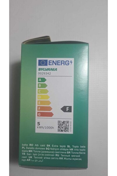 Sylvania 4,5W ToLEDo retro GLS crown silver E27 2700K günışığı aynalı  ampül