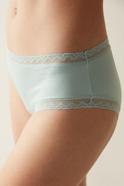 Penti Εύκολη Micro Lace Lace Mint Πράσινη Hipster εσώρουχα