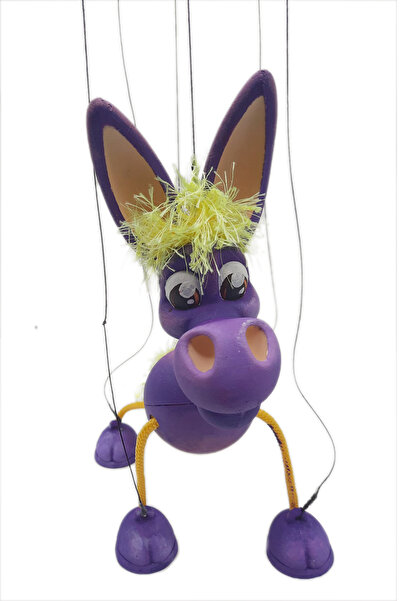 Uçaneller Kuklaevi Afacan İpli Eşek Kuklası