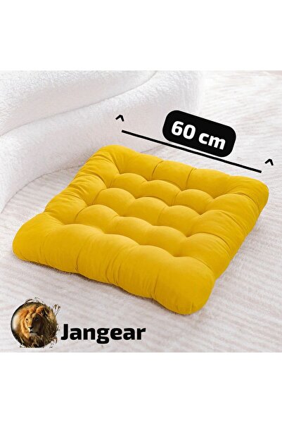 Makrome konforlu Japon Tatami yastık, kalın dolgulu yer minderi, oturma minde...