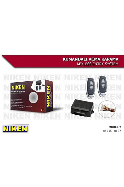 Niken Opening Compatible Closing Set for Remote Control Central Lock 12v (model 7)