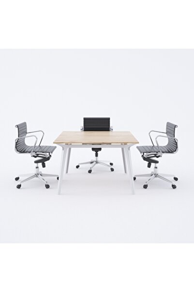 tuundesign Nova 120x120 Kare Toplantı Masası