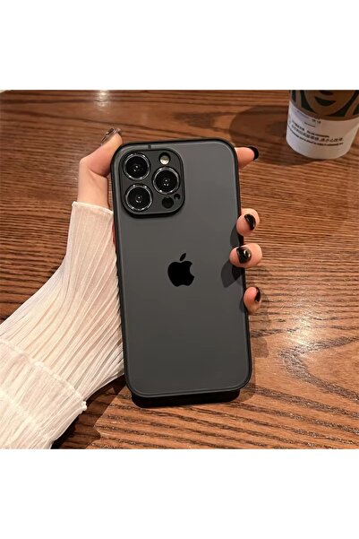 Rivor Apple iPhone 16 Pro Max Compatible Case 3D Camera Protected Frosted Key...