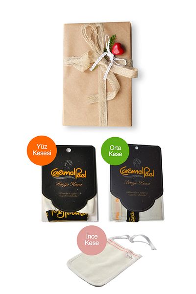 CaramelPeel Face Scrub + Medium Scrub + Thin Scrub Set