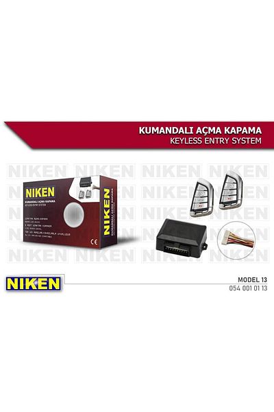 Niken On/Off Set for Remote Control Central Lock 12v (model 8) Compatible