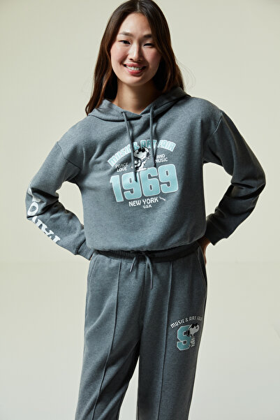 Penti Hooded Crop Sweatshirt