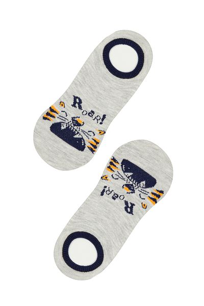 Penti Gray Navy Blue 2-Piece Ballerina Socks