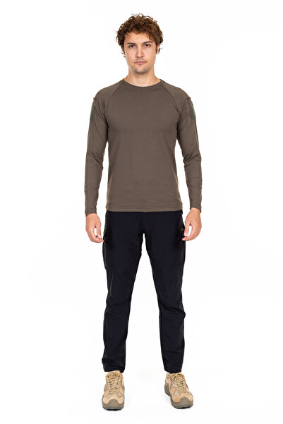 AKN AYZ OUTDOOR AKN BİSİKLET YAKA UZUN KOLLU TAKTİK T-SHIRT