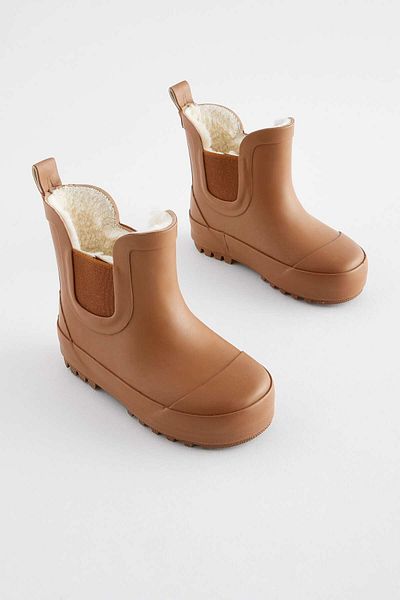 Next Baby Αδιάβροχες μπότες βροχής με αδιάβροχη επένδυση από πορτοκαλί από σκουριά