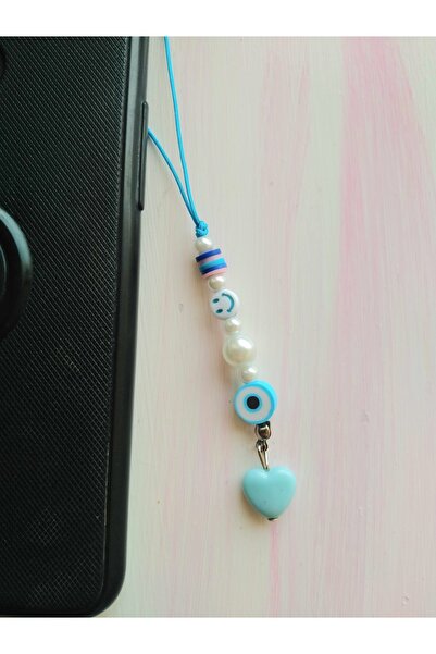 nasclaycollection hediyelik telefon askısı ,charm, çanta ve cüzdan süsü nazar...