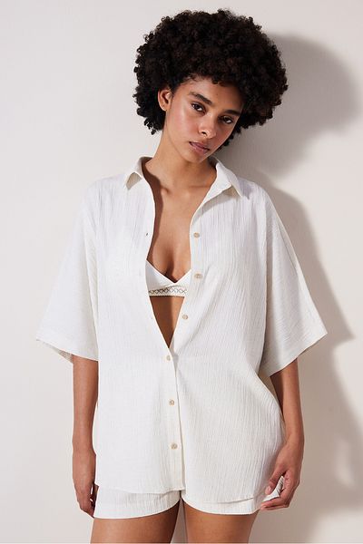 Penti Julia Texture Stone Color Shirt
