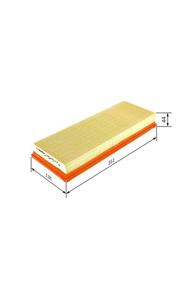 Bosch Air Filter P308 Ii-P5008-P208-C3-C4-Ds3-Ds4-Berlingo-Partner Tepee 1.2 Thp Pure Tech 13 Gnzrz