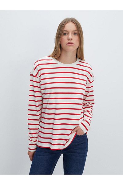 LC Waikiki Striped Crew Neck Striped Women's T-Shirt