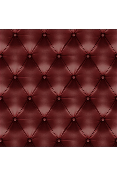 Dekor Classic 320-C Bordo Kapitone Desen Duvar Kağıdı