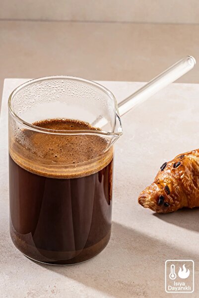 BOREX Borosilikat Ateşe Dayanıklı Cam Cezve