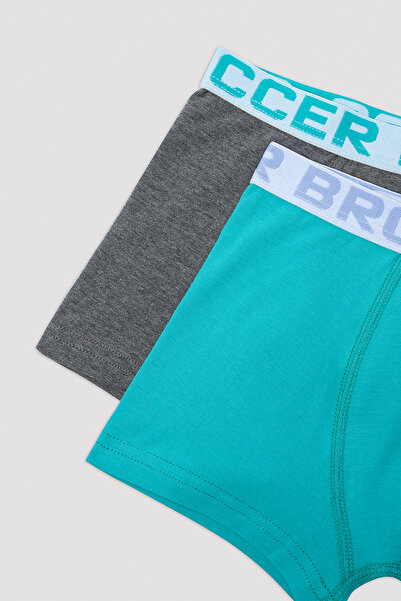 Penti Boy's Soccer Bro Multicolored 2-Piece Boxers