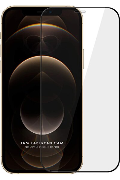 Evax (6D TAM) Iphone 12 Pro Uyumlu 6d Tam Kaplayan Esd Anti-statik 6d Hd 9h T...