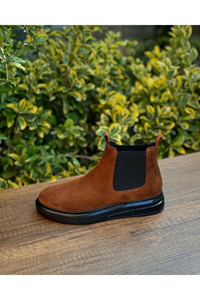 DİVA Diva Taba Süet Deri Kadın Günlük Bot