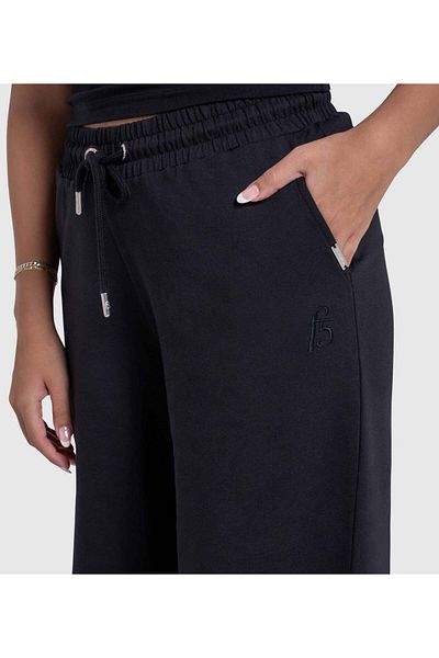 F5 Essentials Wide Leg Loose Pants For Women