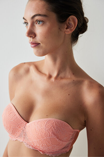 Penti Σουτιέν Balconette Underwire χρώματος Salmon