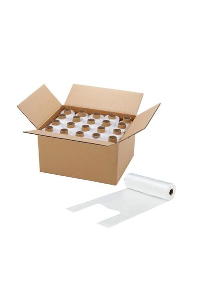 Mçb Group 4000 Pieces Roll Market Grocery Bags 200 Pieces X 20 Rolls Total 4000 Pieces of Grocery Bags Roll Bags