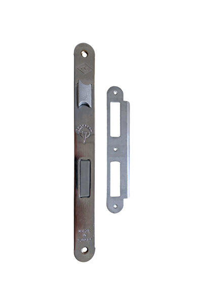 ÖZCANLAR KİLİT OVAL 40mm Gömme Sessiz İç Kapı ODA Kilidi (WC)(23mmx40mm)