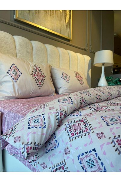 Doqu Home مجموعة غطاء لحاف مزدوج من Ranforce Janice