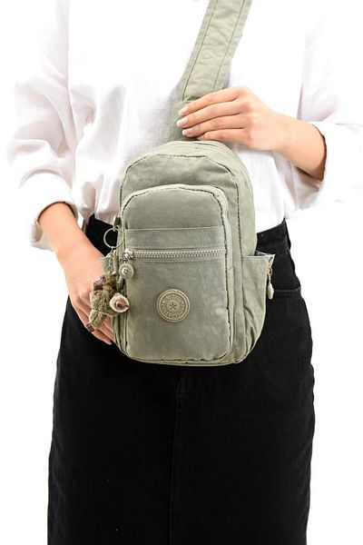 Baginn Τσάντα σώματος Τσάντα στήθους Clinker ύφασμα με πολλές τσέπες Bady Bag Σακίδιο πλάτης Ελαφρύ αδιάβροχο ύφασμα
