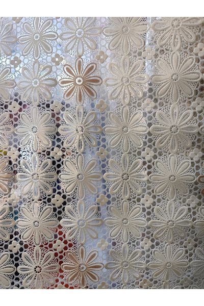 Seron Flower Pattern Luxury Pvc Erasable Tablecloth