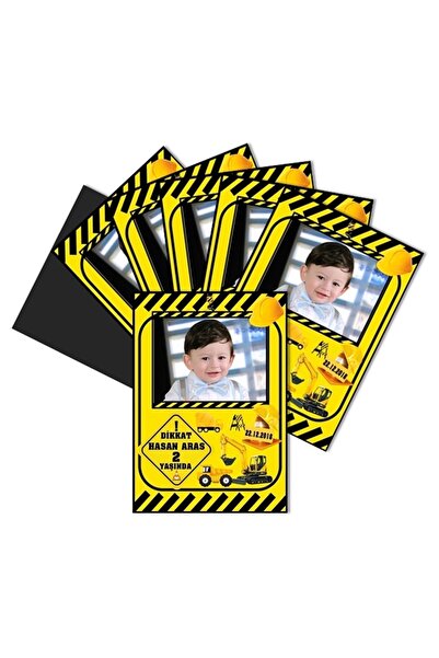 Elara Tasarım İnşaat  Temalı Kişiye Özel Doğum Günü Magnet Hediye 5x7 16 Adet