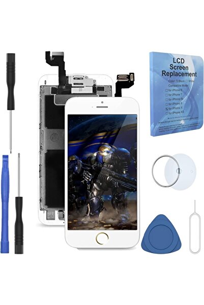 indirimplus iPhone 6S Lcd Ekran Tamir seti+Kırılmaz Cam