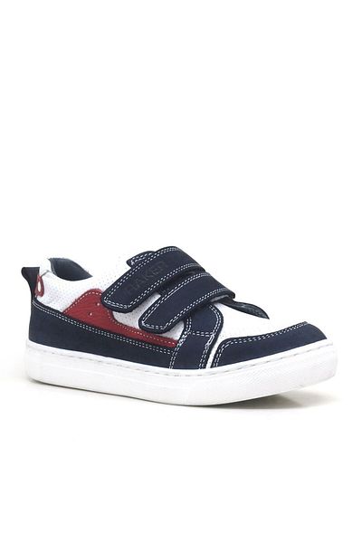 Rakerplus Pantofi sport casual pentru băieți din piele naturală cu velcro