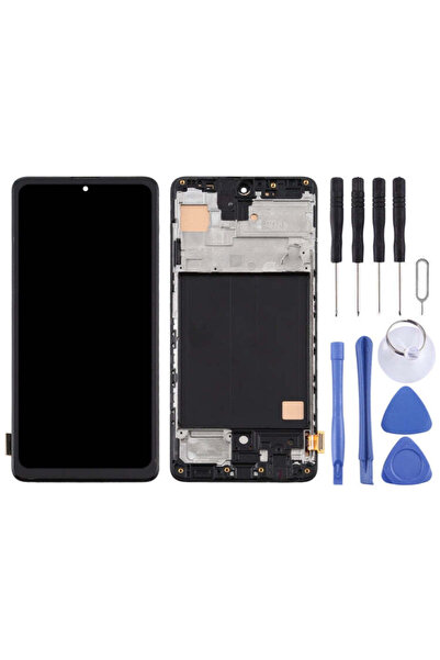 indirimplus Smsng Galaxy A51 Lcd Ekran Ve Çerçeveli Tamir Seti Siyah