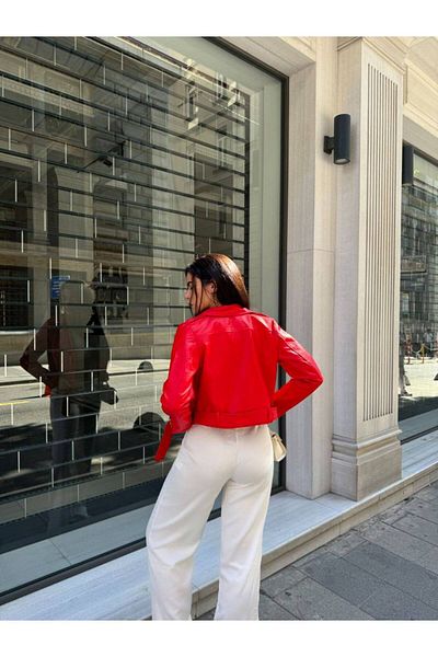 Borceelle Colorful Leather Jacket