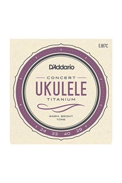 Genel Markalar EJ87C UKULELE TEL SETİ, CONCERT, TITANIUM, WARM BRIGHT T