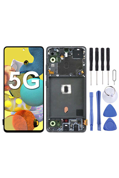 indirimplus Smsng Galaxy A51 5g Sm A516 Lcd Ekran Tamir Seti Çerçeveli