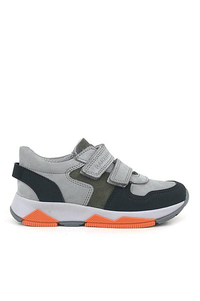 Rakerplus Genuine Leather Gray Black Kids Sneakers Sports Shoes