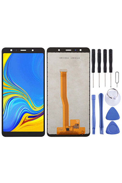 indirimplus Samsung Galaxy A7 2018 A750 LCD Ekran +Tamir Seti Siyah