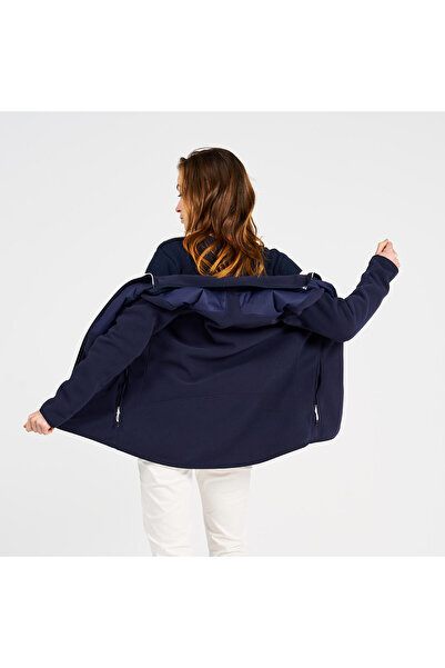 Decathlon Tribord Women's Warm Sailing Fleece - Navy Blue - Sailing 500