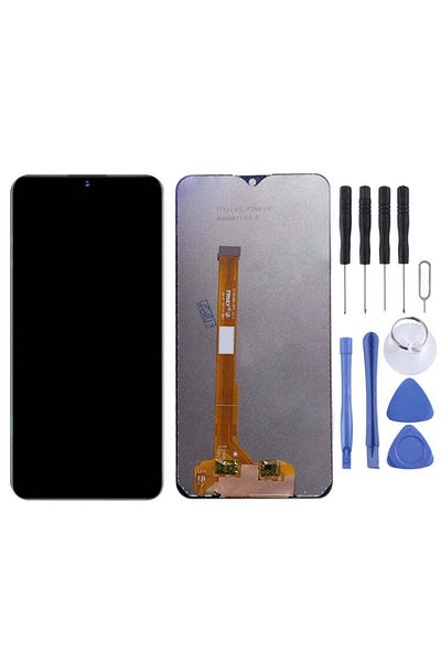 indirimplus شاشة LCD لهاتف Vivo Y93 Y93s Y91 Y91i Y91C Y95 U1 Y90 Y1S + مجموعة إصلاح شاشة إعلانات باللون الأسود