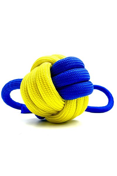 Tasma Market Dog Play Ball with Tooth String and Handle