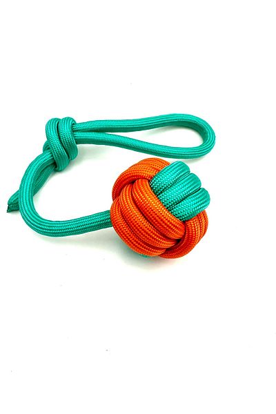 Tasma Market Knotted Durable Tooth String Dog Training Ball Toy