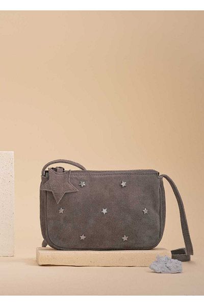 MANGO Kids Starry Studded Leather Bag