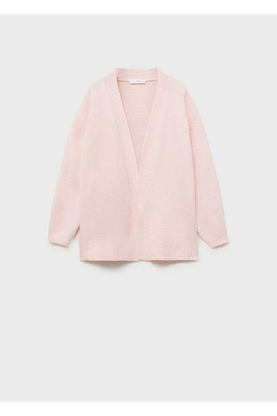 MANGO Kids Pale Pink Cardigan
