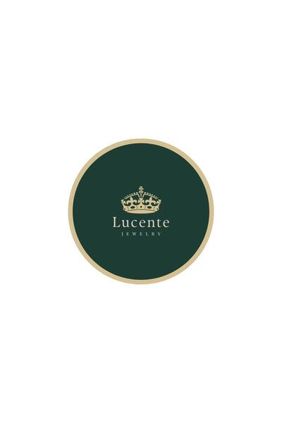 Lucente Hediye Kutulu 925 Ayar Rose Gümüş Kaplama Daldaki Kelebek Kolye Beyaz Taşlı Kolye