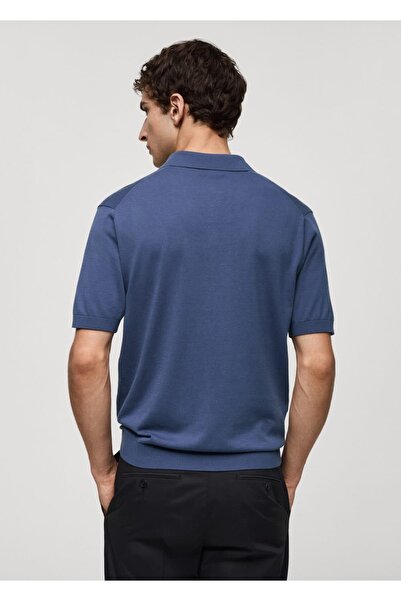 MANGO Man %100 pamuklu triko polo gömlek