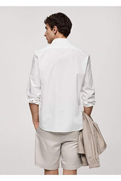 MANGO Man Regular kesim %100 pamuklu gömlek