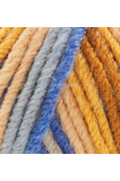 Alize 5 Pieces Superlana Maxi Tie-Dye Thick Hand Knitting Thread Maxi Vest Cardigan Thread Scarf Beanie Sweater Thread 7914